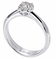 Anello Recarlo Donna Anniversary in Oro bianco Diamante R01SO001/038VS-14